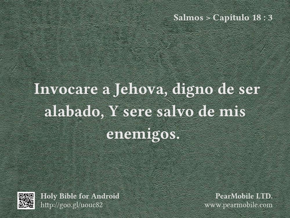 Salmos, Capítulo 18:3